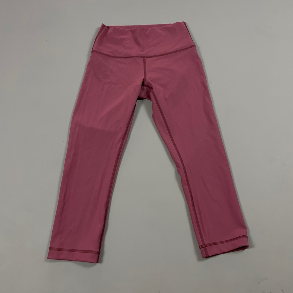 Lululemon Align High-Rise Crop 21 Pink Yoga Leggings Womens Size 6